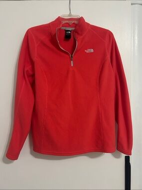 The North Face Bright Crimson Quarter-Zip Fleece